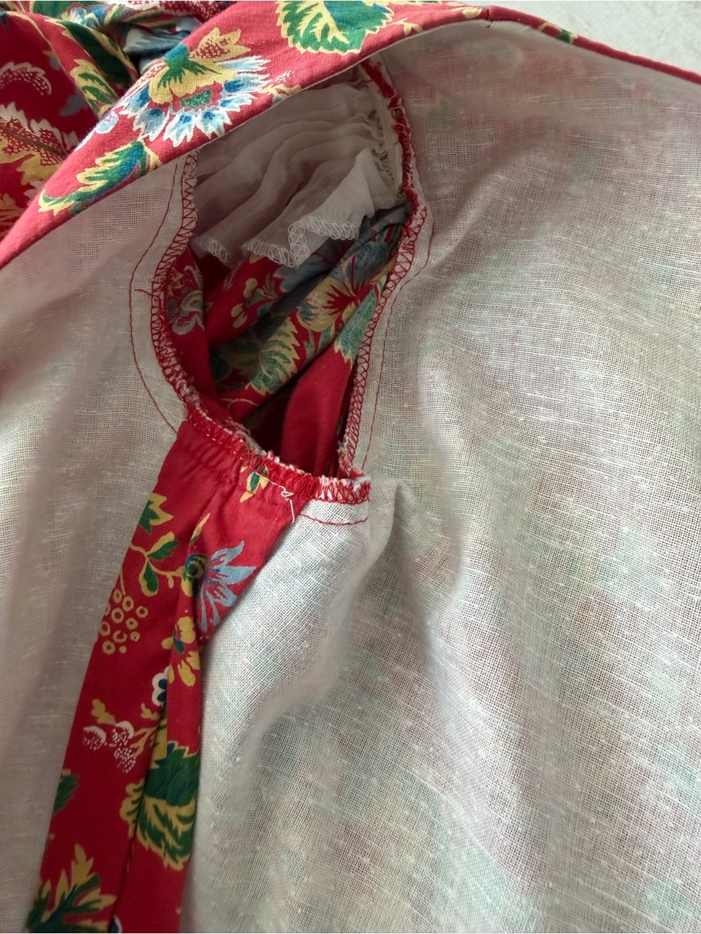Rare Vintage Sportalm Kitzbühel Red Floral Dress | Austrian Made Size 36 / XS-S - Picture 15 of 17